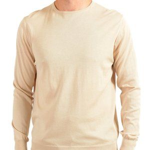 Malo Men's Beige Crewneck Pullover Sweater US L IT 52